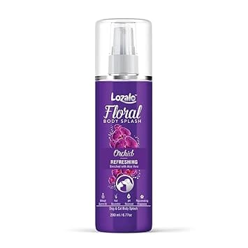 Lozalo Floral Orchid Pet Perfume Spray - 200 ml for Dogs & Cats