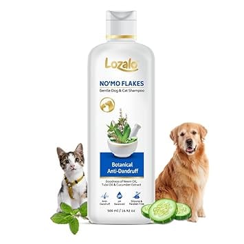 Lozalo Botanical No'mo Flakes Anti Dandruff Pet Shampoo - 500 ml