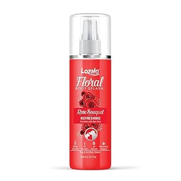 Lozalo Floral Rose Pet Perfume Spray - 200 ml for Dogs & Cats