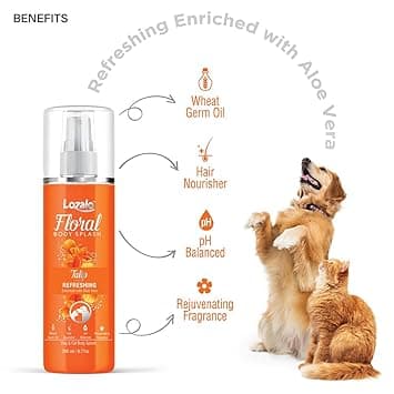 Lozalo Floral Tulip Pet Perfume Spray - 200 ml for Dogs & Cats (Pack of 2) - Image 3