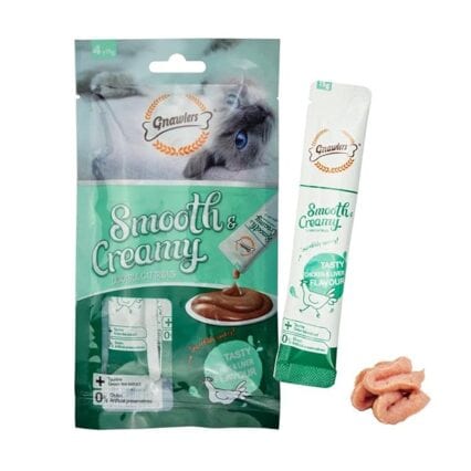 Gnawlers Cat Creamy Treat Chicken & Liver Flavor (4x15g), 60g