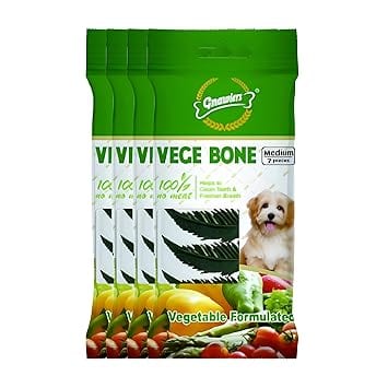 Gnawlers Dog Treat Vege Bone 7 in 1, 60g (Pack of 6)