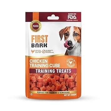 First Bark Chicken Training Cubes Dog Treat, 350g