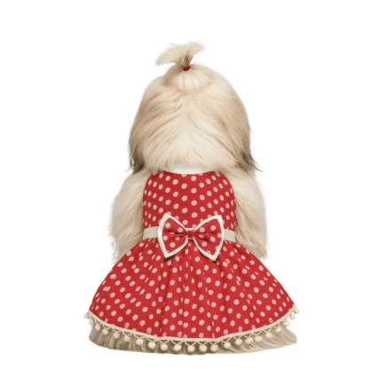 Furrfab Polka Dot Frock for Dogs & Cats