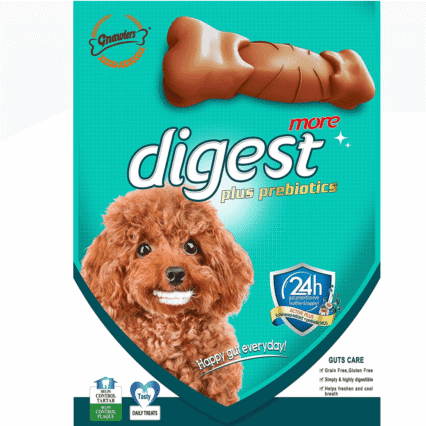 Gnawlers Digest More 7 in 1 Dog Treat Chew Bone (Pack of 2)