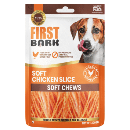 First Bark Soft Chicken Slice Jerky Dog Treat, 200g