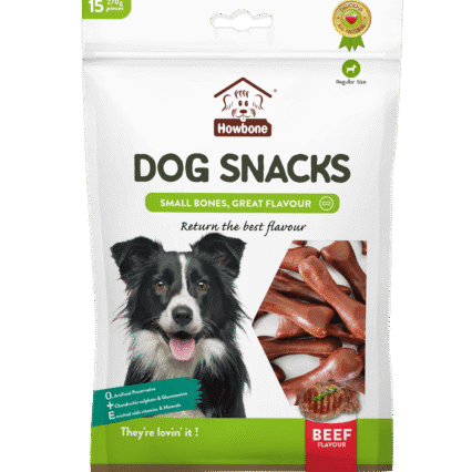 HoeBone Dog Snacks Chicken Beef Flavor 15 in 1, 270g