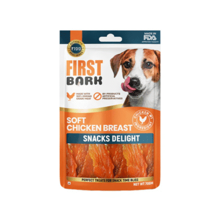 First Bark Soft Chicken Breast Snack Delight Jerky, 70g