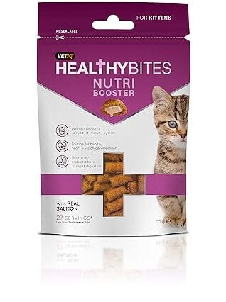 Mark And Chappell Healthy Bites Nutri Booster Cat & Kitten Treats, 65g