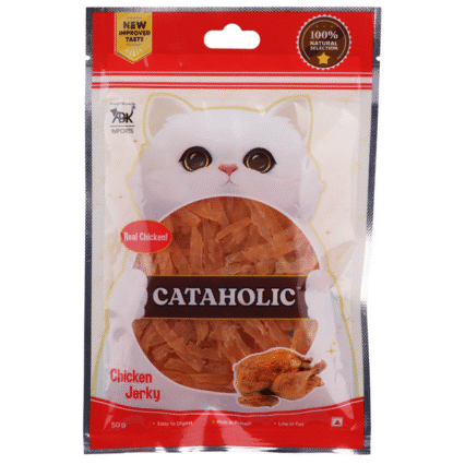 Cataholic Neko Soft Chicken Jerky Sliced Cat Treats, 30g