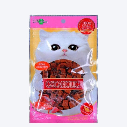 Cataholic Neko Cat Chicken & Salmon Cubes, 80g