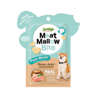 JerHigh Meat Mallow Bite – Bone & Joint Support 30g, (Pack of 6)