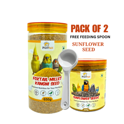 Furrfab Foxtail Millet & Sunflower Seeds Combo (650g + 200g)