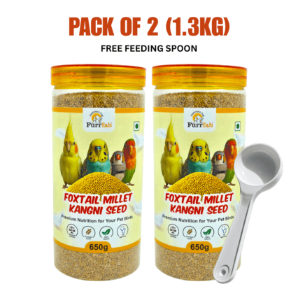 Furrfab Foxtail Millet (Kangni Seed), 650g (Pack of 2) 1.3 kg